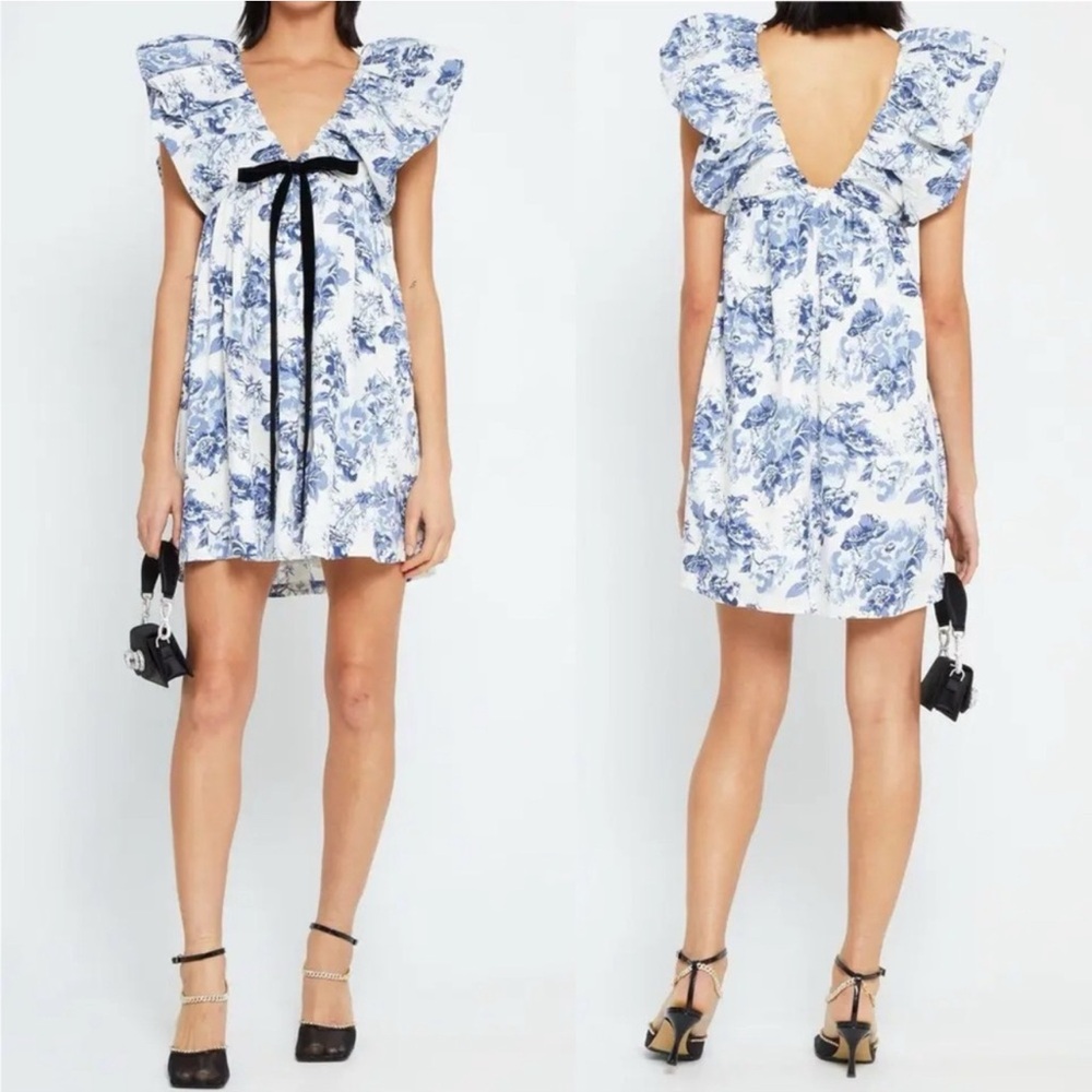 Floral Print Mini Dress